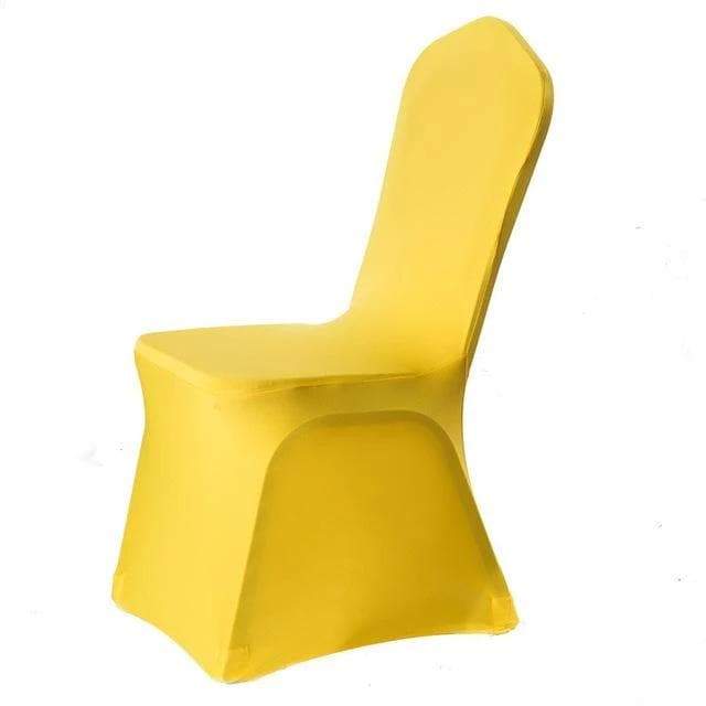 Stolsöverdrag för bröllop Björk gult 2 Stolsöverdrag för bröllop Björk gult - Bild 2